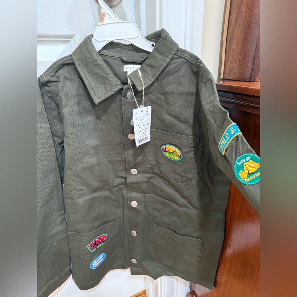 Monsoon Boys denim overshirt.